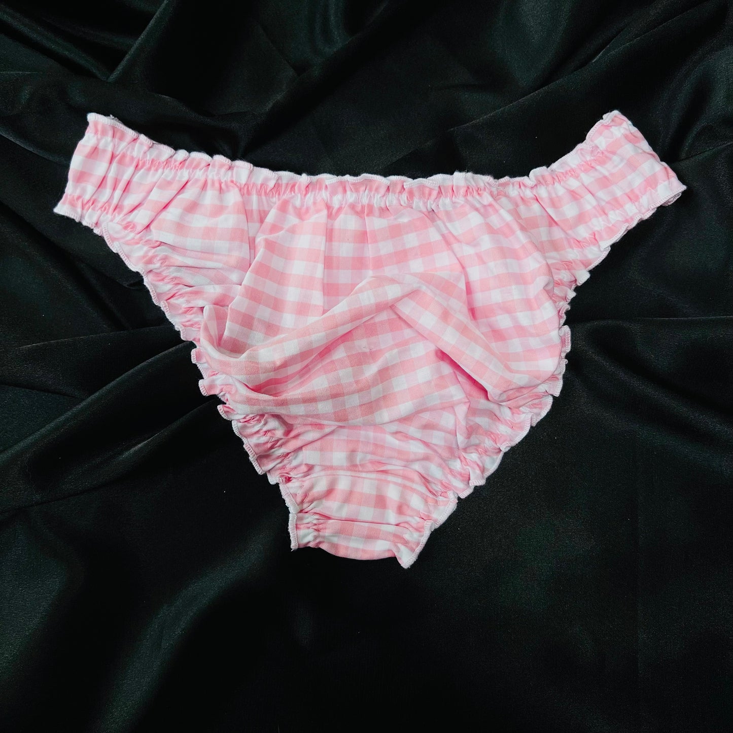 Culotte "MINI VICHY ROSY NOEUD" - Taille XS