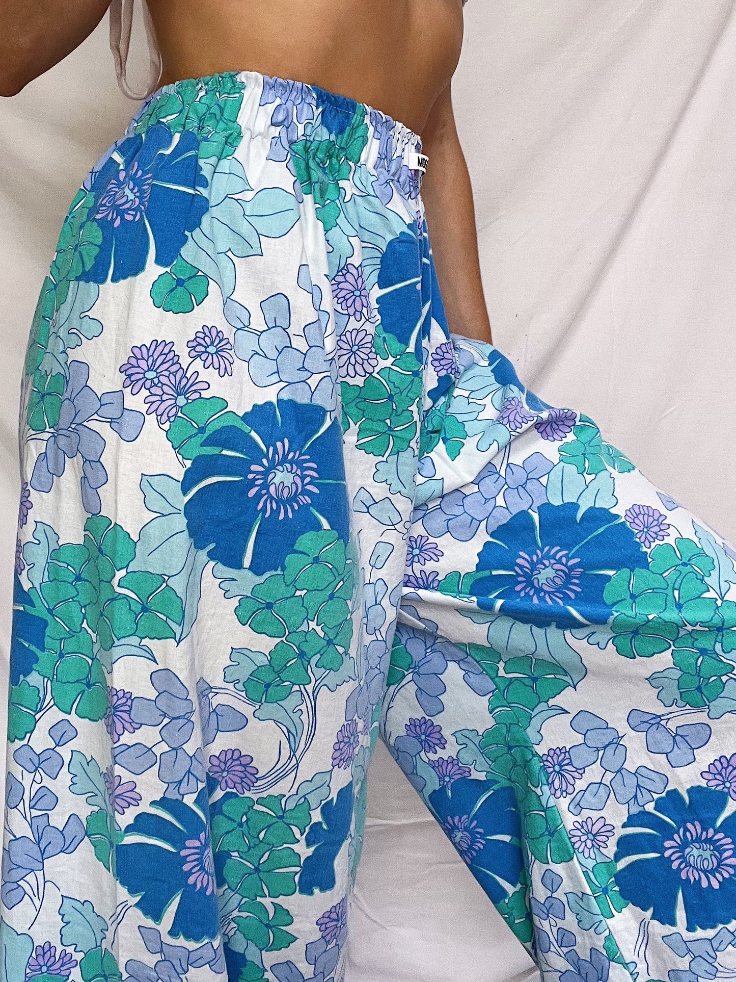Pantalon "FLOWERS BLUES"