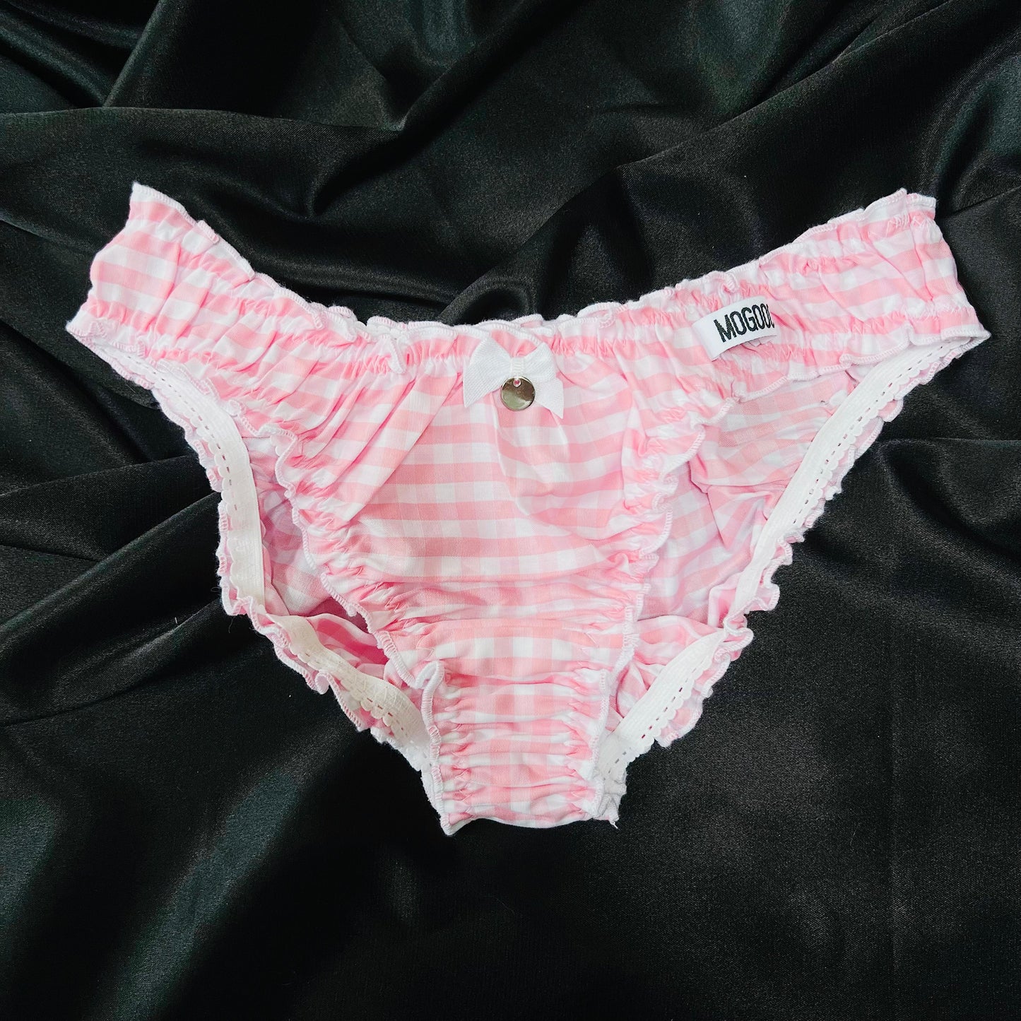 Culotte "MINI VICHY ROSY NOEUD" - Taille XS
