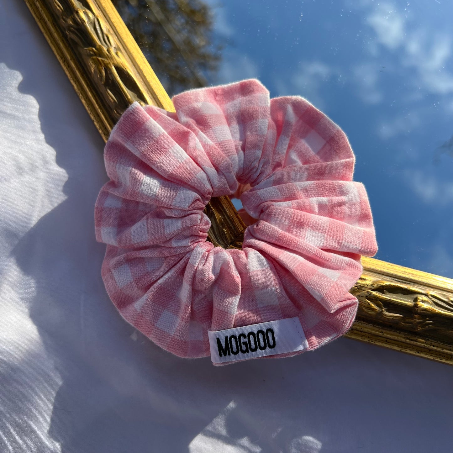 Chouchou "VICHY ROSY"