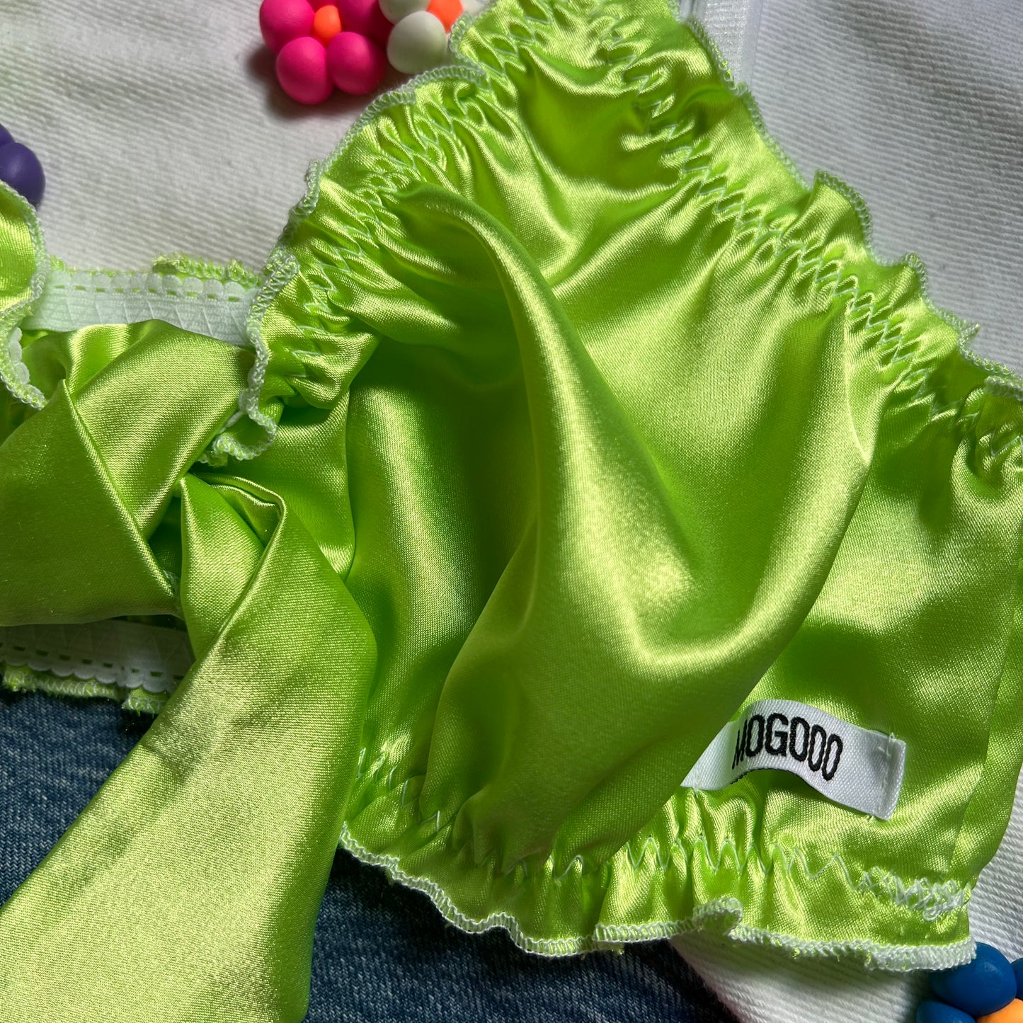 Brassière "FLASHY GREEN" - Taille S
