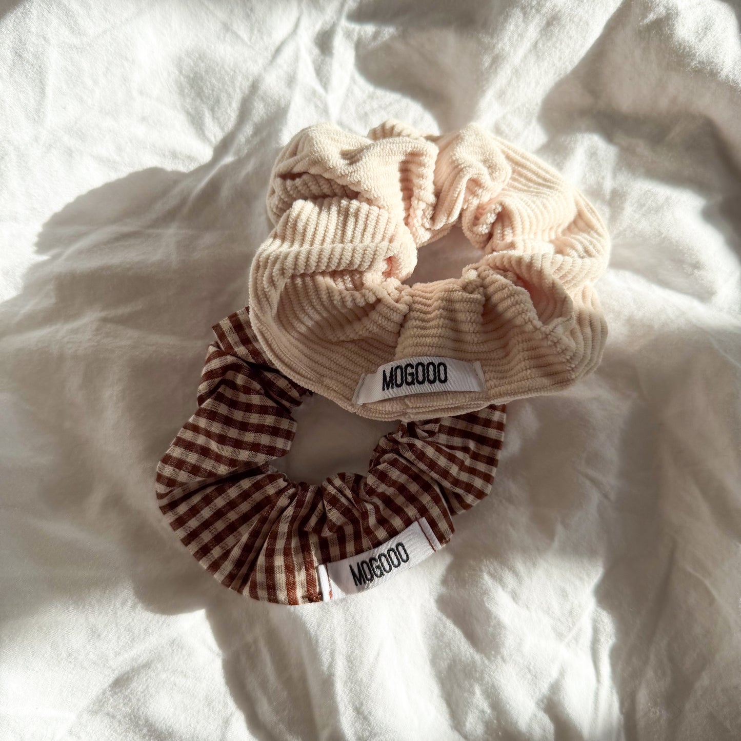 Chouchou "VELOURS CREAM"