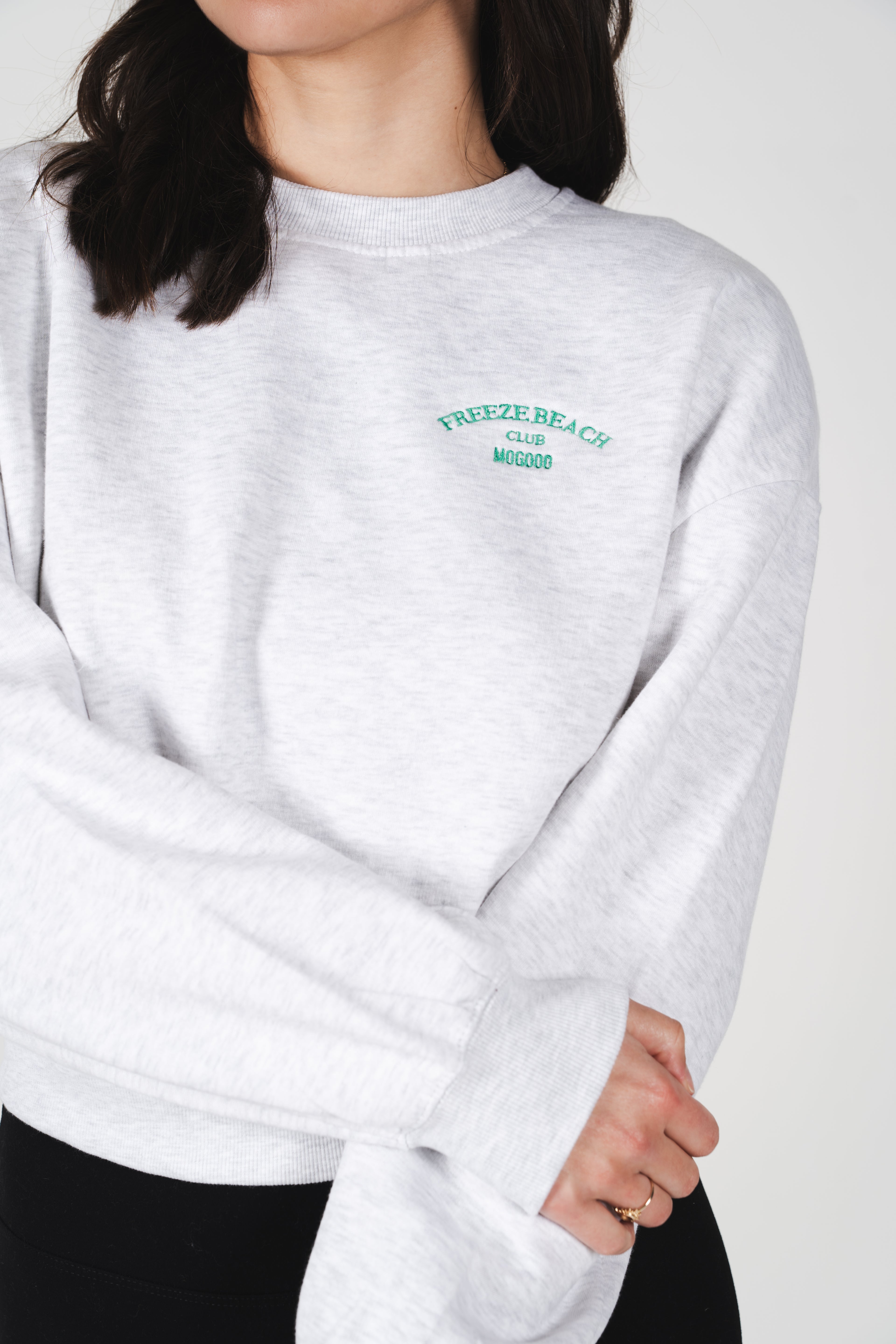 Sweat gris "FREEZE BEACH"