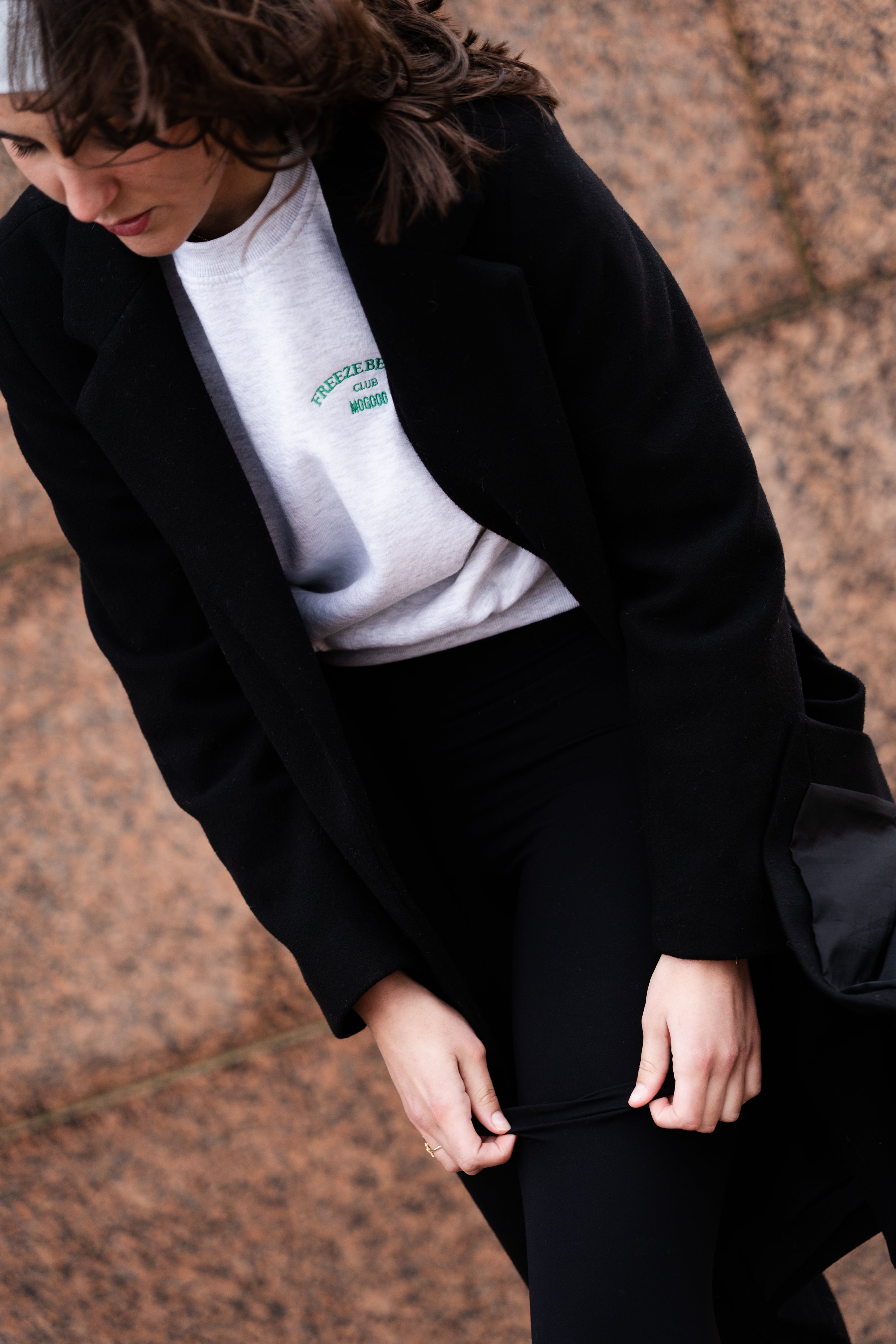 Sweat gris "FREEZE BEACH"