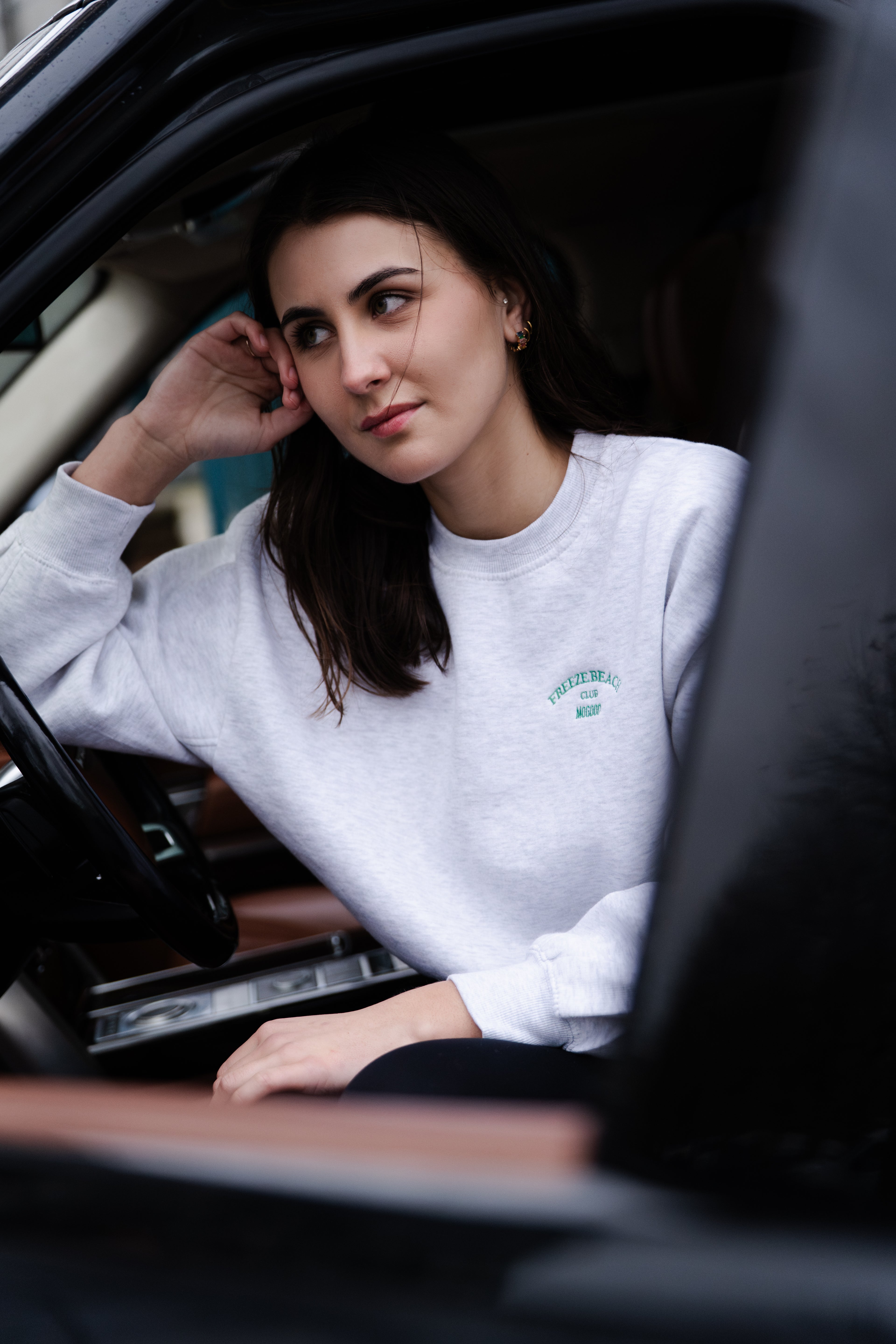 Sweat gris "FREEZE BEACH"