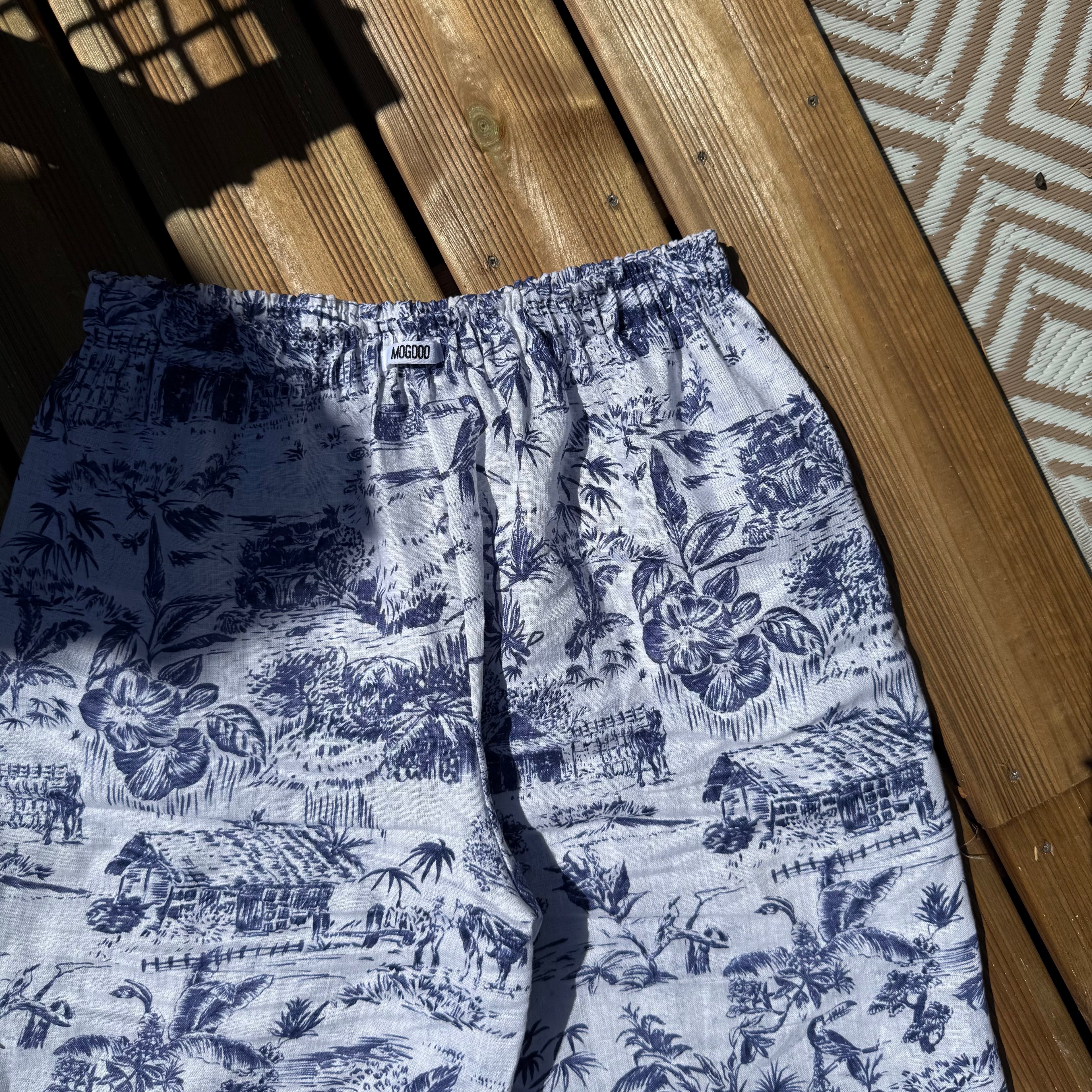 Pantalon en lin "FREEZE BEACH"