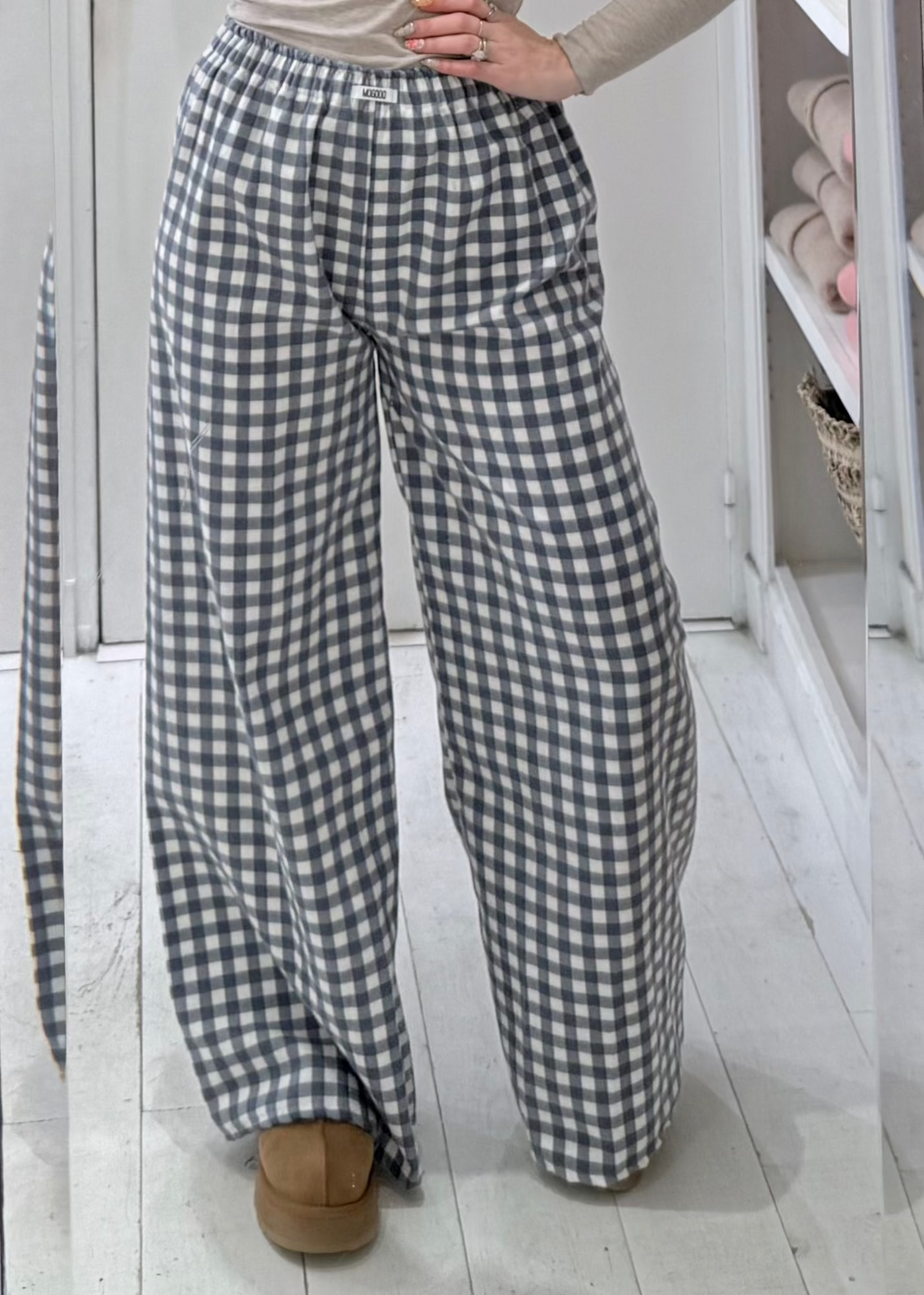 Pantalon flanelle "RAPHAELLE"