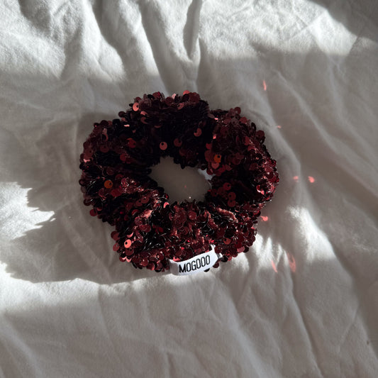 Chouchou "SEQUINS BROWN"