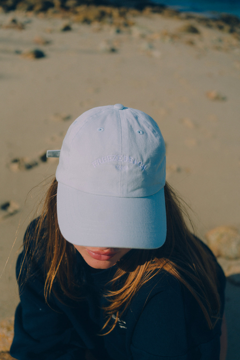 Casquette bleu "FREEZE BEACH"