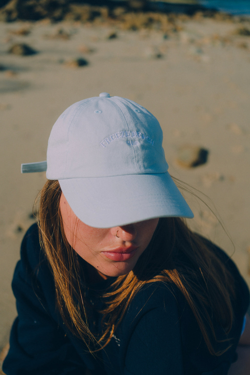 Casquette bleu "FREEZE BEACH"