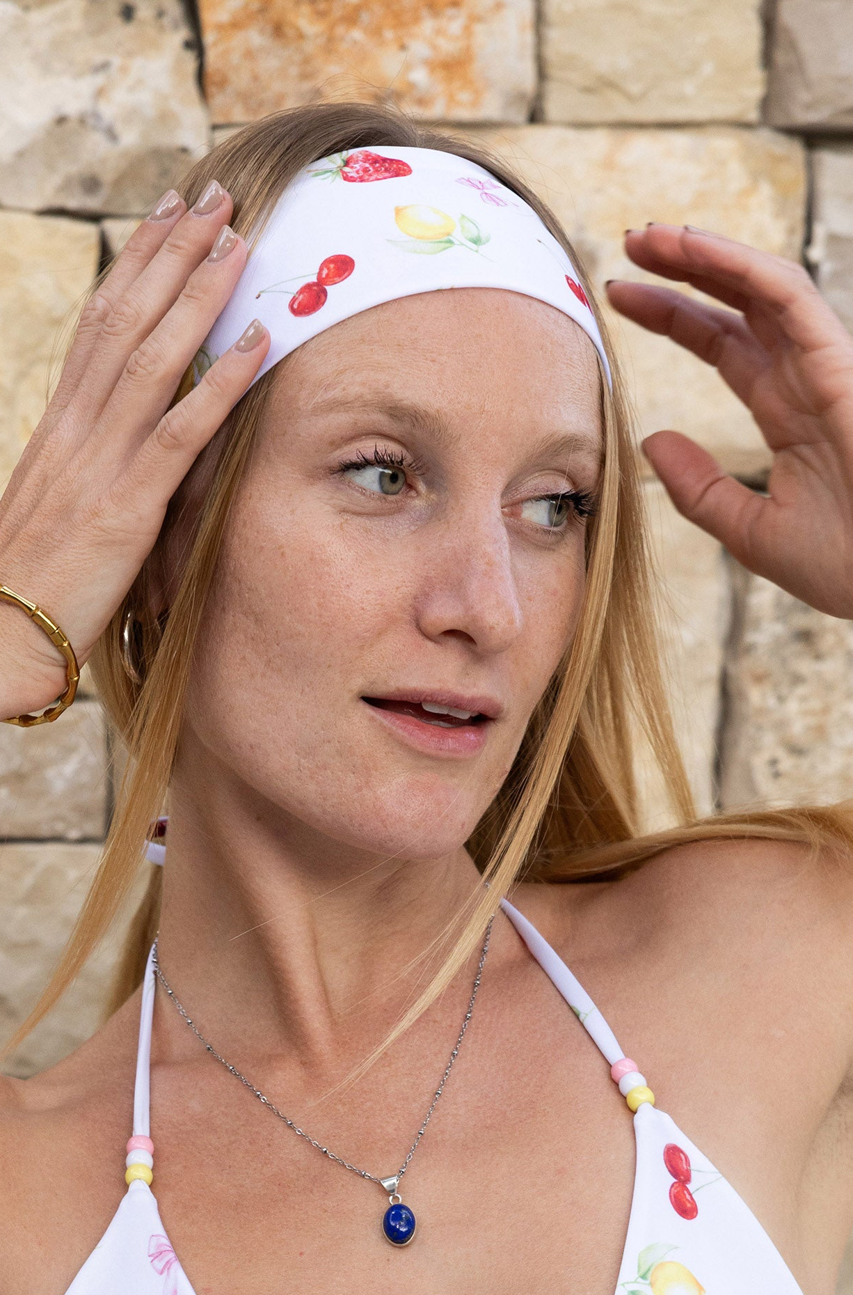 Bandeau beachwear "FRUITTI"