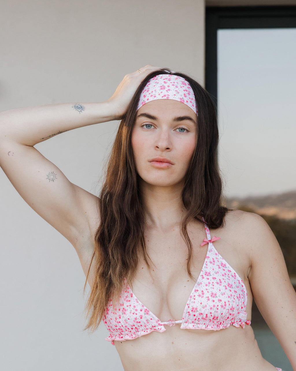 Bandeau beachwear "FLORA"